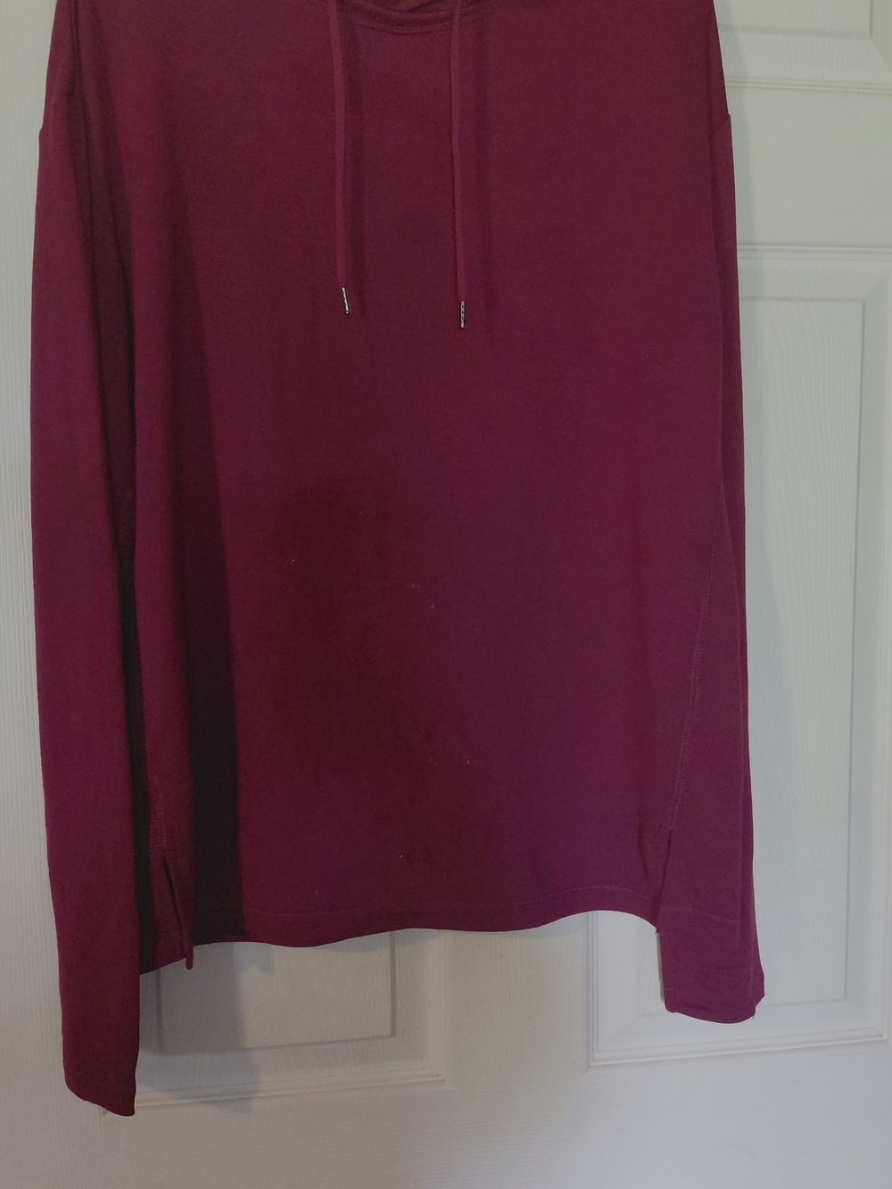 Athletic Works Women's Pullover Hoodie in Burgundy Plum
